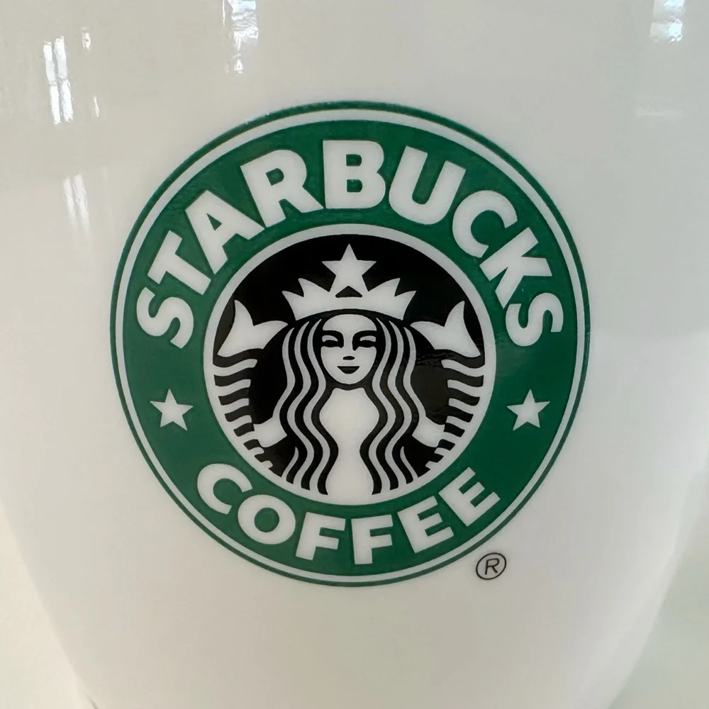 Set of 4 bone china Starbucks mugs 12 oz each 2008 - Picture 3 of 8